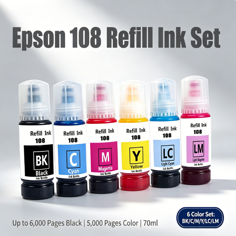 Fountain Pen Bottled Ink - Tinta de recarga para Epson 108,