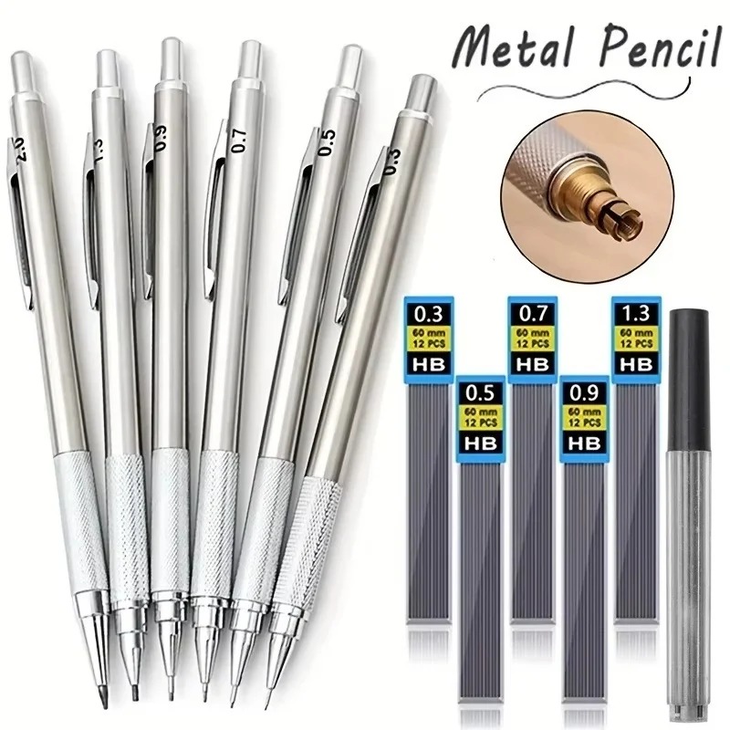 Mechanical Pencil 0.3 - Juego de Lápices Mecánicos de Metal
