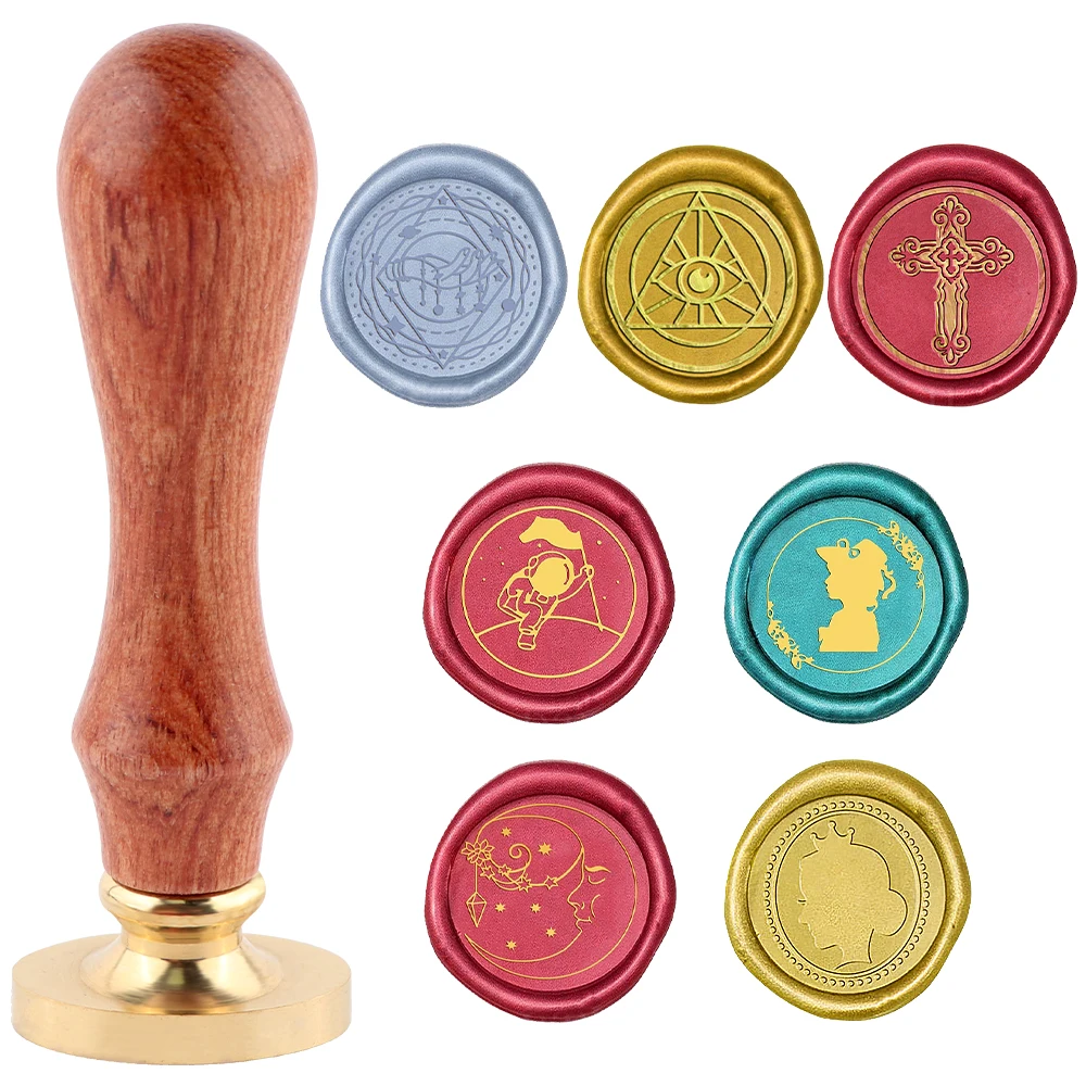 Juego de sellos de cera, 1 cab - Wax Seal Stamp Set reseña y precio
