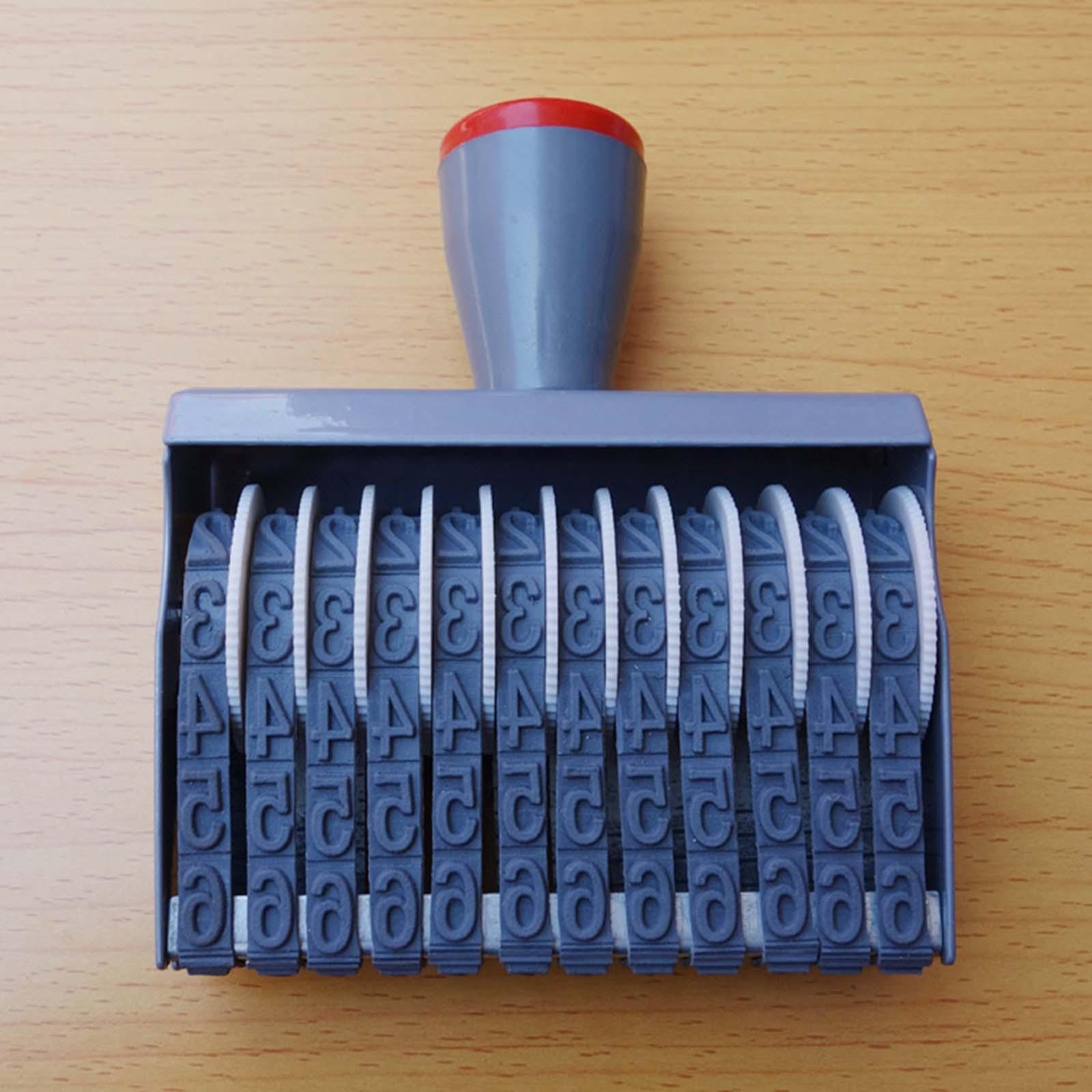 Rueda Numeradora de 12 Dígitos - Rubber Date Stamp reseña y precio