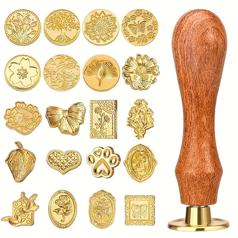 Juego de 21 Sellos de Cera con - Wax Seal Stamp Set reseña y precio