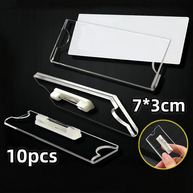 Clip de Seguridad Transparente - Index Card Holder reseña y precio