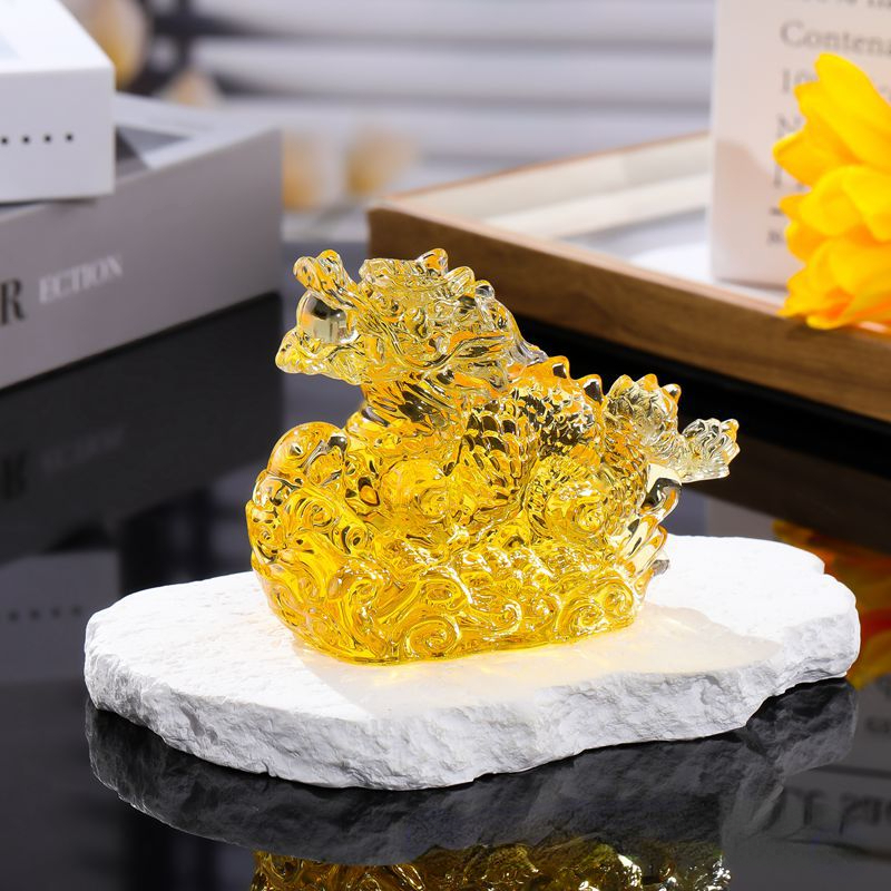 Estatuilla de dragón de crista - Paper Weight Crystal reseña y precio