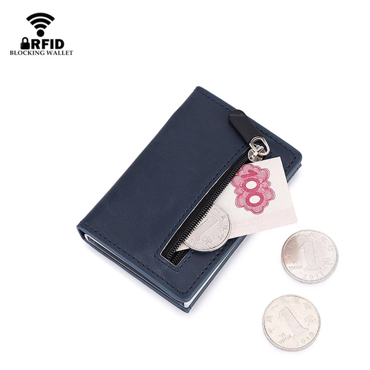 Cartera con Bloqueo RFID, Tarj - Index Card Holder reseña y precio
