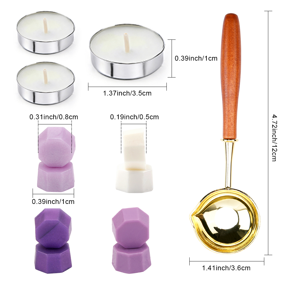 Juego de Perlas de Cera Vintag - Wax Seal Stamp Set reseña y precio